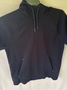 Old Navy Black Hooded Sweatshirt